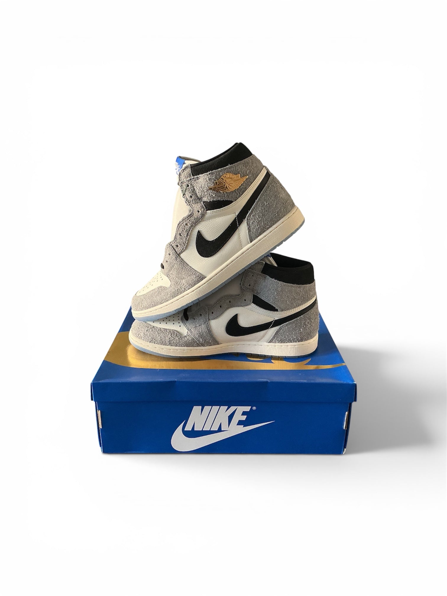 Air Jordan 1 High OG White Cement (Taille: 48.5)